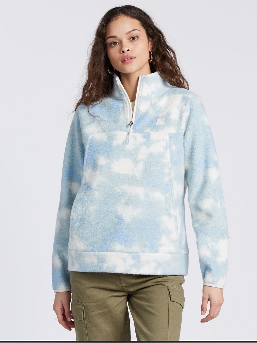 Billabong adventure division  Boundary Mock Neck Fleece Large
